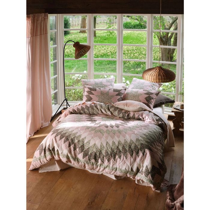 Linen House Double Dusty Rose Bedroom Quilt Cover Set