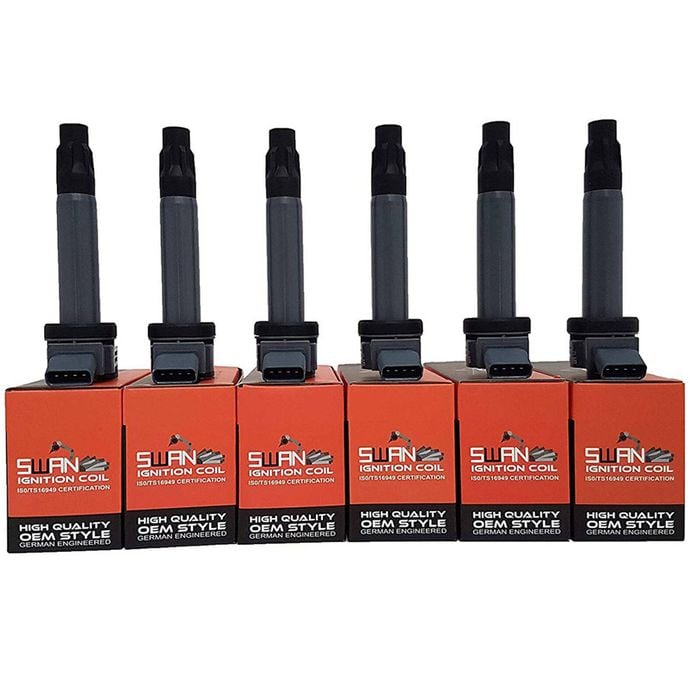 6-Pack SWAN Ignition Coil for Lexus RX330 & RX400h (3.3L)