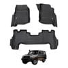 AUSGO Car Floor Mats for Toyota LandCruiser 76 Series LC76 2012-2023 All-Weather Floor Liners