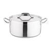 Nisbets Essentials Stew Pot Stainless Steel Induction Compatible With Lid 12l 320mm