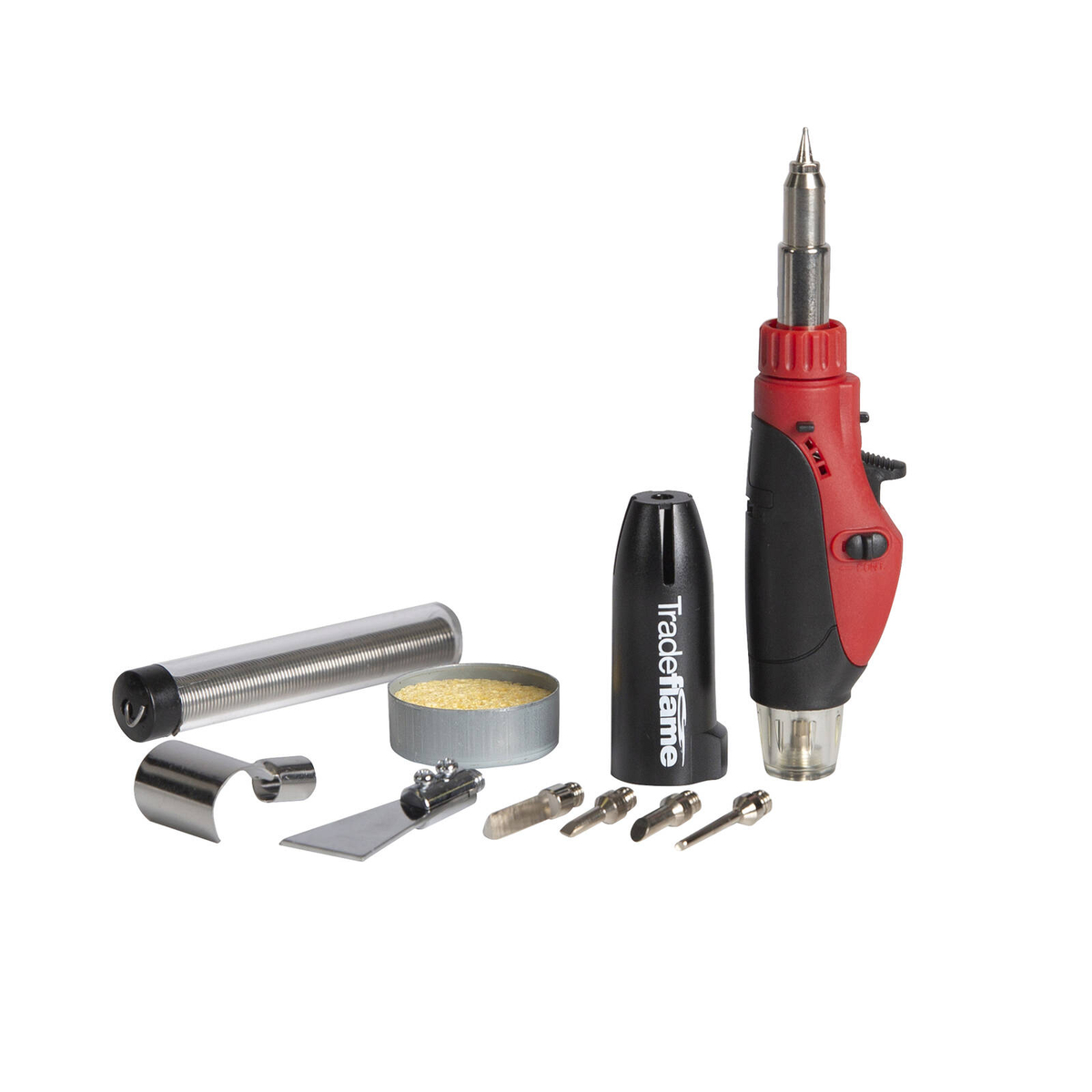Tradeflame 10 Piece Micro Soldering Torch Kit - Bunnings Australia