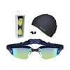 Mirage Lane Master Adult Performance Goggles/Swim Cap/Ear Plugs Swim Pack Black