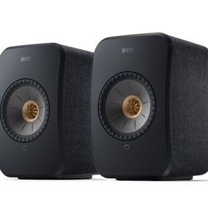 KEF LSX II Wireless HiFi Speakers (Carbon Black)
