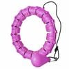 Provecta 24 Knots Smart Hula Hoop Purple Adjustable Weighted Fitness Hoop With Massage Function