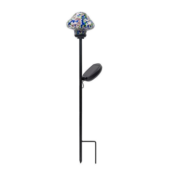 Click 103 x 103 x 633mm Multi-color Mushroom LED Solar Stake Light