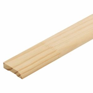 Pinetrim 40 x 10 x 2.7m Untreated Finger Jointed Kiln Dried Pine Bullnose Architrave