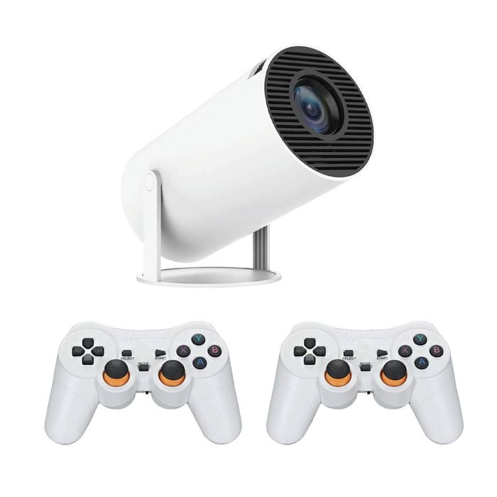 Smart Gaming Projector with 50 Games (White)