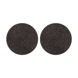 2pk Glomesh Regular Speed Stripping Machine Floor Pad Black 425mm