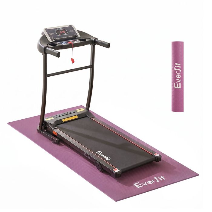 Everfit 1.8M Exercise Equipment Mat Treadmill Home Gym Purple