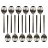 Argon Tableware Stainless Steel Dessert Spoons - 20cm - Pack of 12