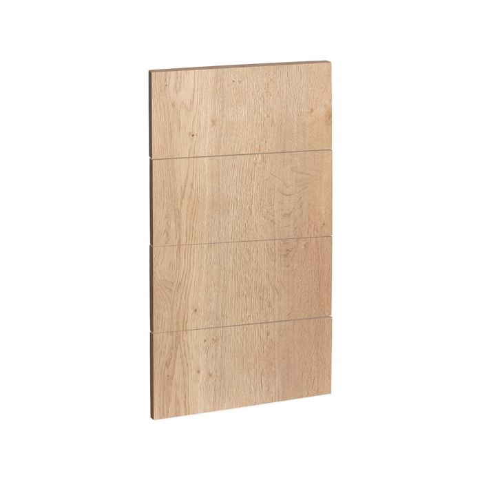 Kaboodle 450mm Hazelnut V Modern Drawer Panel - 4 Pack