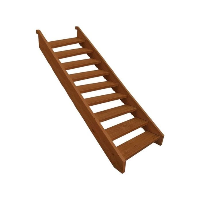 1200mm Stair Kit Merbau 9 Tread