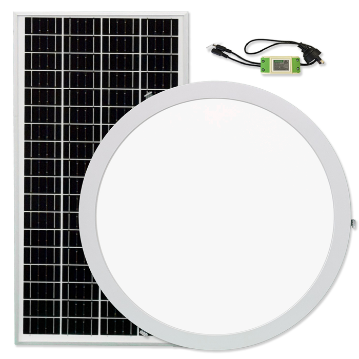 EzyLite 500mm Round HYBRID SolarLight Easy DIY Flush Mount Skylight Alternative with Bonus Driver