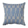 Kas Australia Sonny Outdoor Cushion Geometric Blue 50x50cm