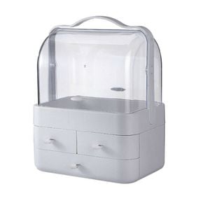 Cosmetics Storage Boxes Portable Dust-proof Makeup Jewelry Case Desktop Drawer