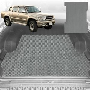 6D Diamond Ute Tub Mat for Toyota Hilux Double Cab 1997-2005 (with Spray On Liner or No Liner) - Grey