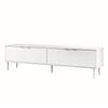 Oikiture TV Cabinet Entertainment Unit 180cm White