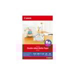 Canon Double Sided Greeting Card Matte Paper 7X10 20 Pack with Envelope