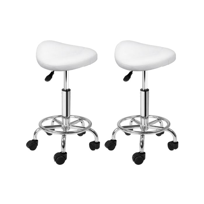 Artiss Salon Stools White x2