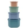 Cook Easy 4PC Square Nested Food Storage Set