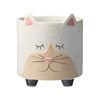 Northcote Pottery 12 x 12cm White Cat Pot