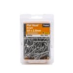 Paslode 50 x 2.8mm 500g Bright Steel Flat Head Nails - 180 Pack