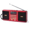 Portable Fm Radio Bluetooth Speaker Red