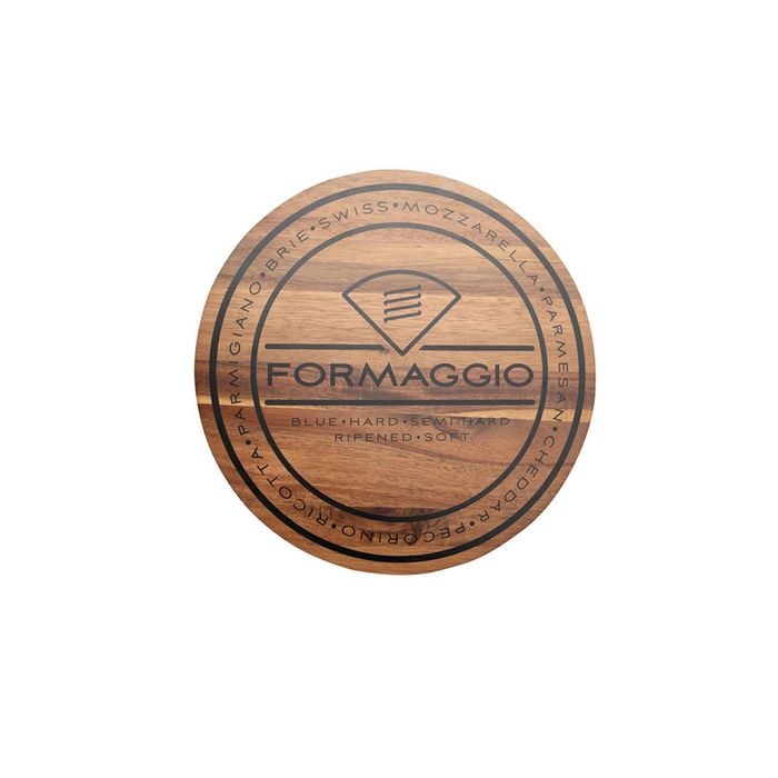 Euroline Round 30cm Acacia Wood Cheese Board Large - Brown