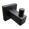 Barelli Piazza Matte Black Single Robe Hook