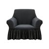 SOGA 1-Seater Dark Grey Sofa Cover