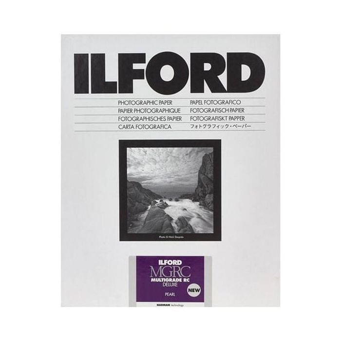 Ilford Multigrade Deluxe Pearl 20.3cm x 25.4cm 100 Sheets MGRCDL44M