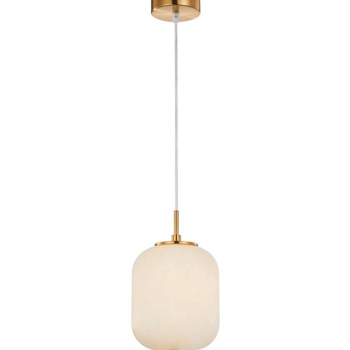 CLA Lighting Pino Interior Opal Matt Mirror Finish Jar Pendant Light