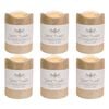 6PK LVD Flameless Candle Small Champagne Decorative Home/Lounge Decor