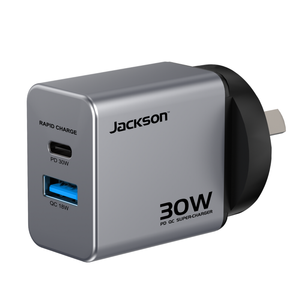 Jackson Wall Charger With 30W USB A And C Ports