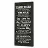 Family Rules | 30 x 90cm Stretched Canvas Print