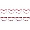 8PK R&M Watermelon Cookie Cutter Polyresin Coated Steel 10.8cm - Fuchsia