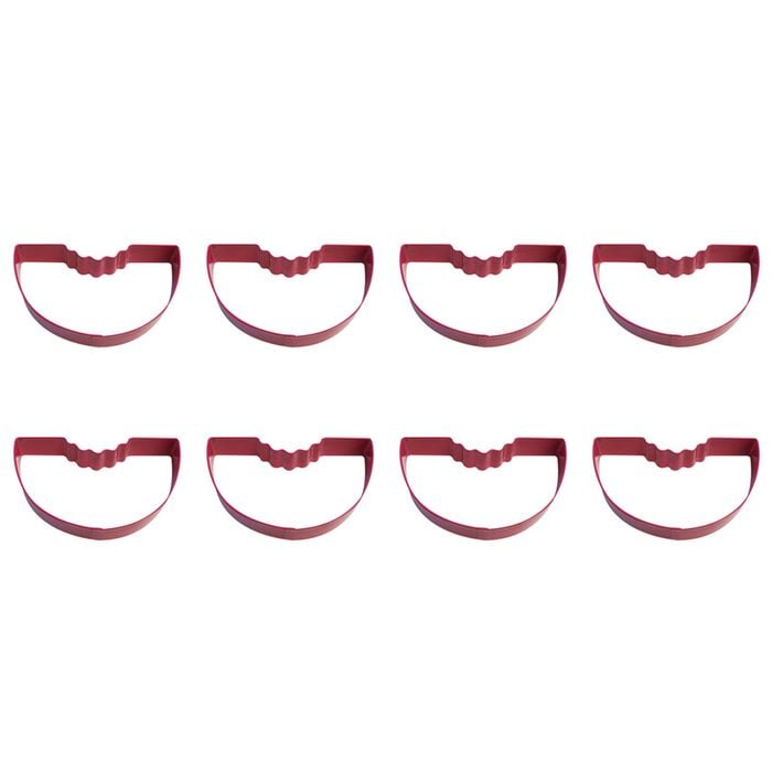 8PK R&M Watermelon Cookie Cutter Polyresin Coated Steel 10.8cm - Fuchsia