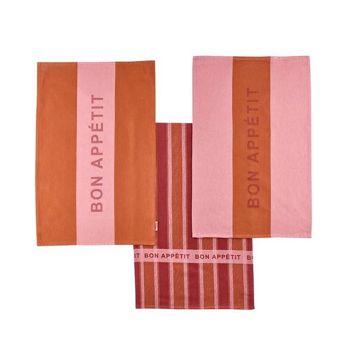 Alex Liddy Rustica Set Of 3 Tea Towels