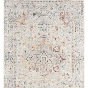 Ornate Persian Vintage Rug Cream - 160 x 230 cm