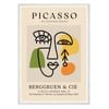 Galrie Stunning Picasso Les Dejeuners Dessins Abstract Art Poster for Home Decor, White Frame, A1 60 x 84cm (23 x 33inch)