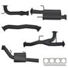 Ignite Exhausts Cat Back For Nissan Y62 Patrol Series 5 5.6l V8 3 Inch With Mid Section Muffler 409 Stainless Steel