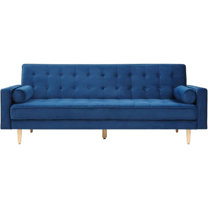 Sofia 3 Seater Sofa Bed - Velvet Blue