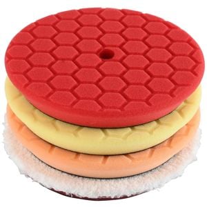 Kincrome 180mm 7" 4 Piece Polishing Pad Set