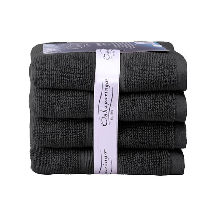 4PK Ultimate Alanya Bathroom Hand Towel 550Gsm Castlerock