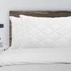 Royal Comfort Bamboo Blend Quilted Pillow Twin Pack Extra Fill White 50 X 75cm
