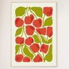 Galrie Vibrant Cherry Print Wall Art from Abstract Fruit Collection for Kitchen Decor, Wood Frame, A2 42 x 60cm (16 x 24inch)