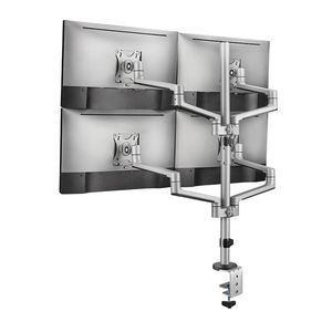 Screenmounts Premium Aluminum Articualting Monitor Arms Stands 4 Screens 17"-32"