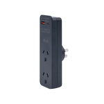 Click Double Adapter with PD20W USB Charger