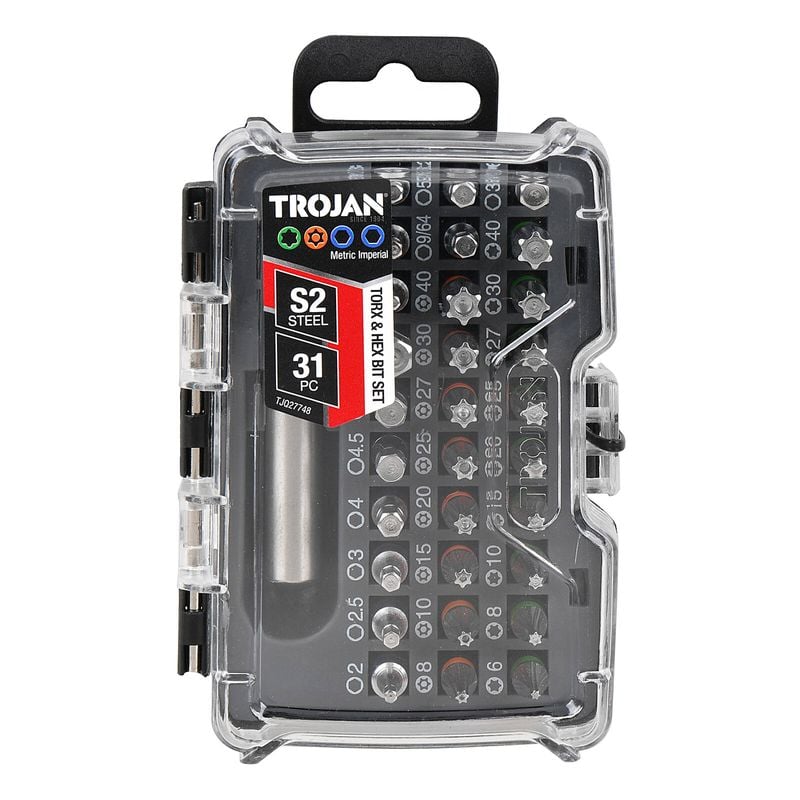 Trojan 31 Piece Torx and Hex Key Set