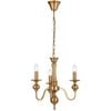 Telbix Siedel Vintage Pendant Hanging Lamp 3-Light Metal Copper Polished